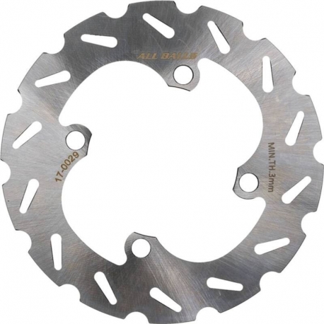 ALL BALLS TARCZA HAMULCOWA TYŁ YAMAHA YXR 700 RHINO FI '08-'13 VIKING 700 '14-'16 (184X86X3,5MM) (4X10,5MM)
