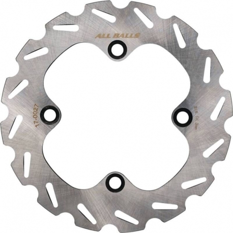 ALL BALLS TARCZA HAMULCOWA TYŁ YAMAHA YFM 550 GRIZZLY '09-'15, YFM 700 GRIZZLY '07-'24, (205X98X4,0MM) (4X10,5MM)