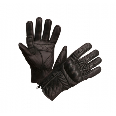 MODEKA RĘKAWICE SKÓRZANE LETNIE PARKAR KOLOR CZARNY ROZMIAR 11