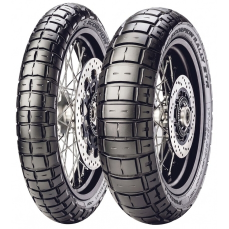 PIRELLI OPONA 110/80R19 SCORPION RALLY STR 59H TL M/C PRZÓD DOT 48/2023