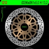 NG TARCZA HAMULCOWA PRZÓD KAWASAKI ZX9R '98-'99 (296X61X5MM) (5X10,5MM) (ZŁOTY ŚRODEK)