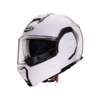 CABERG KASK SZCZĘKOWY FLIP-BACK (SZCZĘKA DO TYŁU) MODEL TRIP SOLID KOLOR BIAŁY POŁYSK ROZMIAR M (PINLOCK W ZESTAWIE)