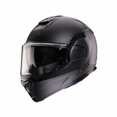 CABERG KASK SZCZĘKOWY FLIP-BACK (SZCZĘKA DO TYŁU) MODEL TRIP SOLID KOLOR CZARNY MAT ROZMIAR XL (PINLOCK W ZESTAWIE)