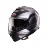 CABERG KASK SZCZĘKOWY FLIP-BACK (SZCZĘKA DO TYŁU) MODEL TRIP LUNAR SOLID KOLOR CZARNY MAT/BIAŁY/SZARY ROZMIAR L (PINLOCK W ZESTA