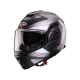 CABERG KASK SZCZĘKOWY FLIP-BACK (SZCZĘKA DO TYŁU) MODEL TRIP LUNAR SOLID KOLOR CZARNY MAT/BIAŁY/SZARY ROZMIAR XL (PINLOCK W ZEST