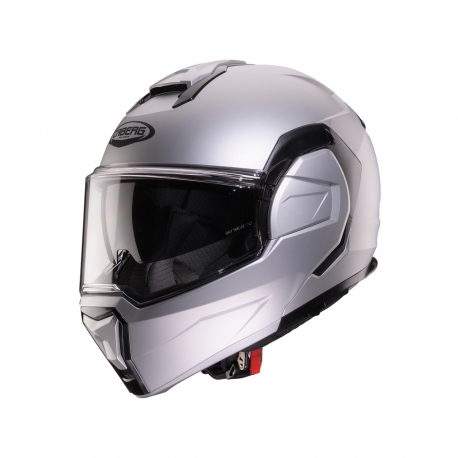 CABERG KASK SZCZĘKOWY FLIP-BACK (SZCZĘKA DO TYŁU) MODEL TRIP SOLID KOLOR SZARY MAT ROZMIAR M (PINLOCK W ZESTAWIE)