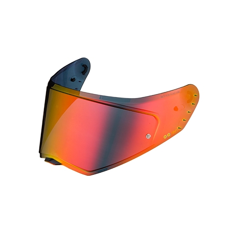CABERG CZĘŚCI WIZJER (SZYBKA) LUSTRO (MIRROR), ODPORNY NA ZARYSOWANIA Z PINAMI POD PINLOCK DO MODELU DRIFT EVO II KOLOR CZERWONE