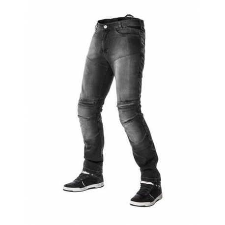 MODEKA SPODNIE JEANSY MOTOCYKLOWE CITY NOMAD MAX EVO KOLOR CZARNY ROZMIAR 3XL
