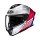 KASK MOTOCYKLOWY HJC C71 MORIX WHITE RED - KOPIA