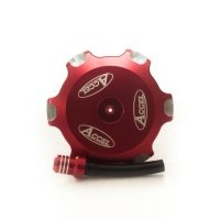 ACCEL KOREK WLEWU PALIWA HONDA CRF 250R '18-20, CRF 450R '17-20 KOLOR CZERWONY - PROMOCJA
