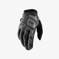 100 PROCENT RĘKAWICE CROSS/ENDURO BRISKER SOFTSHELL KOLOR SZARY/CZARNY ROZMIAR XL