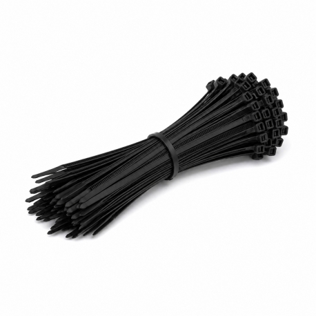 PROMX OPASKA ZACISKOWA (TRYTYTKA) 4,8X400MM KOLOR CZARNY - 100 SZTUK