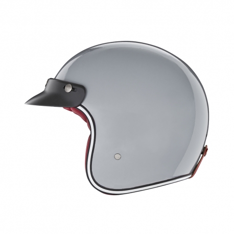 NOX PROMOCJA KASK OTWARTY JET N243 SOLID KOLOR SZARY POŁYSK ROZMIAR L