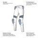 JEANSY MOTOCYKLOWE DAMSKIE REBELHORN AGNESS 2 WASHED BLUE MONOLAYER
