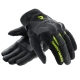 RĘKAWICE MOTOCYKLOWE DAMSKIE REBELHORN CORE BLACK GREY FLUO YELLOW