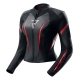 KURTKA MOTOCYKLOWA SKÓRZANA DAMSKA REBELHORN DIVA ST BLACK RED WHITE