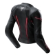 KURTKA MOTOCYKLOWA SKÓRZANA DAMSKA REBELHORN DIVA ST BLACK RED WHITE