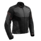 KURTKA MOTOCYKLOWA TEKSTYLNA BROGER GRID BLACK DARK GREY RED