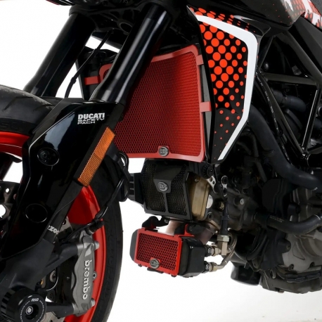 OSŁONA CHŁODNICY OLEJU RG RACING DUCATI HYPERMOTARD 950 TITANIUM