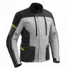 KURTKA MOTOCYKLOWA TEKSTYLNA BROGER OVERLAND BLACK GREY FLUO YELLOW