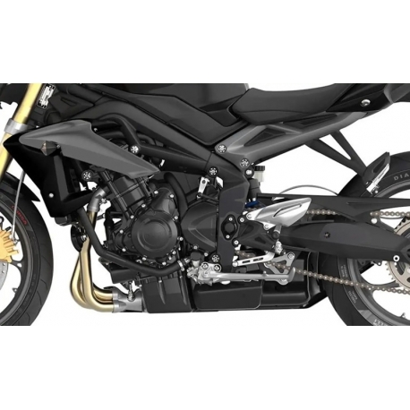 ZESTAW OSŁON PRZECIWBŁOTNYCH RG RACING EAZI-GRIP SCUFF GUARD KIT TRIUMPH STREET TRIPLE R 13- 16 / RX