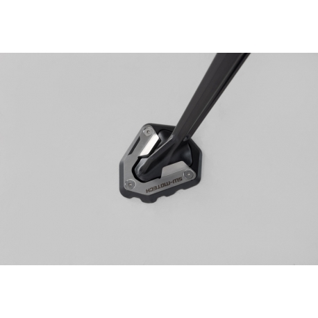 NAKŁADKA NÓŻKI BOCZNEJ SW-MOTECH KTM 1290 SUPER ADVENTURE (21-) BLACK SILVER