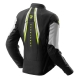 KURTKA MOTOCYKLOWA TEKSTYLNA DAMSKA REBELHORN SWIFT LIGHT GREY FLUO YELLOW