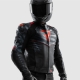 KURTKA MOTOCYKLOWA SKÓRZANA REBELHORN VANDAL 2 BLACK GREY FLUO RED