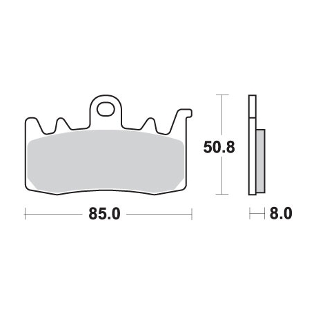 SBS KLOCKI HAMULCOWE KH630 RACING DUAL SINTER KOLOR ZŁOTY TARCZA PRAWA PRZÓD PASUJE DO: APRILIA, BMW, DUCATI (STOSOWAĆ Z 900DS-1