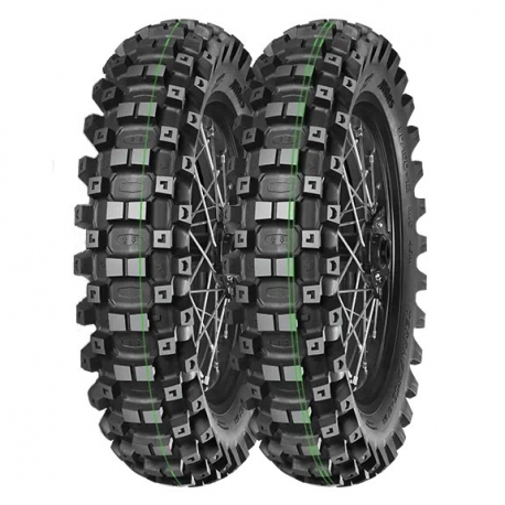 MITAS OPONA 120/90-18 TERRA FORCE-EX MH SUPER LIGHT 65M TT (ZIELONY PASEK) TYŁ DOT 15/2023 (460121) (ZAMIENNIK:70000185)