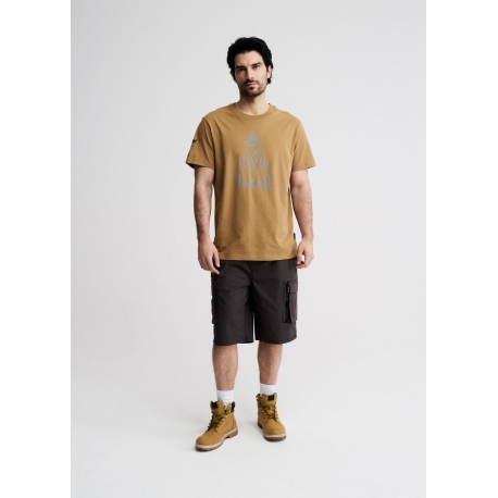DIVERSE EXTREME TEAM - DAKAR RALLY KOSZULKA DKR LOGO 263 KOLOR PIASKOWY ROZMIAR L