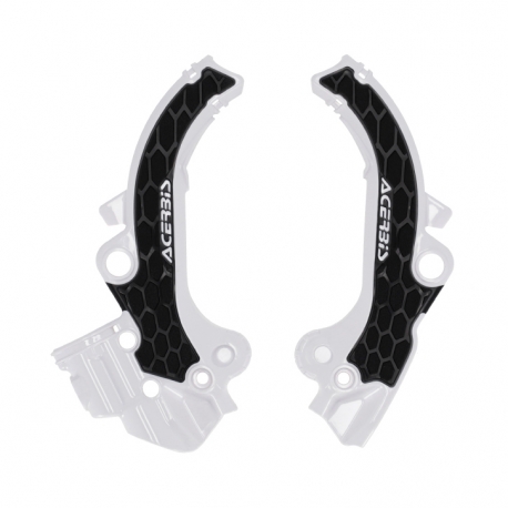 ACERBIS OSŁONY RAMY X-GRIP KTM SX 65 '24-'26, GAS GAS MC 65 '24-'26, HUSQVARNA TC 65 '24'-26 KOLOR BIAŁY / CZARNY