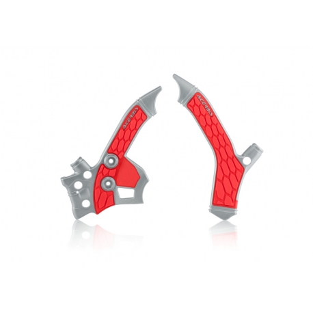 ACERBIS OSŁONY RAMY X-GRIP HONDA CRF 250 L / M '13-'20, CRF 250 RALLY '17'-20 KOLOR CZERWONY / SZARY