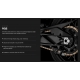 TSUBAKI ŁAŃCUCH NAPĘDOWY 525 RQ2 118 PROFESSIONAL ROAD X-RING CHAIN KOLOR ZŁOTO CZARNY G&B (118 OGNIW, OTWARTY ZAKUWKA W ZESTAWI