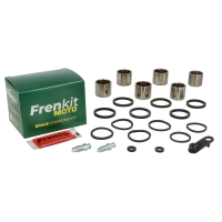 FRENKIT MOTO 2026/05 ZESTAW NAPRAWCZY ZACISKU HAMULCOWEGO (USZCZELNIENIA + TŁOCZKI) TOKICO (TŁOCZEK FI 24 / 27MM) PRZÓD KAWASAKI