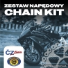 CZ ZESTAW NAPĘDOWY KOMPLETNY KTM '90-'26, HUSQVARNA '14-'26, GAS GAS '21-'26, HUSABERG '11-'14 (UWAGA! ŁAŃCUCH MOŻE WYMAGAĆ SKRÓ