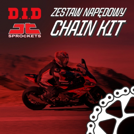 DID ZESTAW NAPĘDOWY KOMPLETNY KTM DUKE 125 '14-'24, RC 125 '14-'25, HUSQVARNA SVARTPILEN 125 '21-'23 (14/45/520VO-112) (ZĘBATKI 
