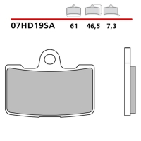 BREMBO 2026/05 KLOCKI HAMULCOWE KH454 SINTER SA (SPIEK METALICZNY) PRZÓD (ECE R90)