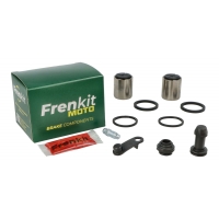 FRENKIT MOTO 2026/05 ZESTAW NAPRAWCZY ZACISKU HAMULCOWEGO (USZCZELNIENIA + TŁOCZKI) NISSIN (TŁOCZEK FI 27MM) PRZÓD KAWASAKI J 12