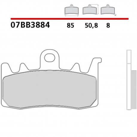 BREMBO 2026/05 KLOCKI HAMULCOWE KH630 GENUINE SINTER (SPIEK METALICZNY MIESZANKA OEM) PRZÓD/TYŁ