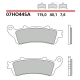 BREMBO 2026/05 KLOCKI HAMULCOWE KH261 / KH281 SINTER SA (SPIEK METALICZNY) PRZÓD (ECE R90)