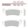 BREMBO 2026/05 KLOCKI HAMULCOWE KH261 / KH281 SINTER SA (SPIEK METALICZNY) PRZÓD (ECE R90)