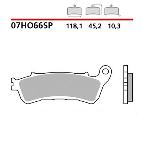 BREMBO 2026/05 KLOCKI HAMULCOWE KH388/2 SINTER SP (SPIEK METALICZNY) TYŁ (ECE R90)