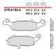 BREMBO 2026/05 KLOCKI HAMULCOWE KH231 SINTER LA (SPIEK METALICZNY) PRZÓD (ECE R90)