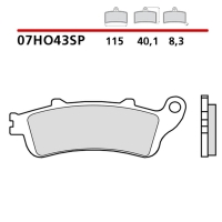 BREMBO 2026/05 KLOCKI HAMULCOWE KH261 / KH281 SINTER SP (SPIEK METALICZNY) TYŁ (ECE R90)