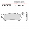BREMBO 2026/05 KLOCKI HAMULCOWE KH261 / KH281 SINTER SP (SPIEK METALICZNY) TYŁ (ECE R90)