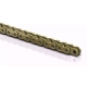 TSUBAKI ŁAŃCUCH NAPĘDOWY 420 MXC 120 PROFESSIONAL MOTOCROSS / ENDURO RACING CHAIN KOLOR ZŁOTY G&G (120 OGNIW, OTWARTY ZAPINKA W 