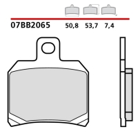 BREMBO 2026/05 KLOCKI HAMULCOWE KH266 GENUINE SINTER (SPIEK METALICZNY MIESZANKA OEM) PRZÓD/TYŁ