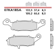 BREMBO 2026/05 KLOCKI HAMULCOWE KH231 SINTER SA (SPIEK METALICZNY) PRZÓD (ECE R90)