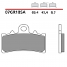 BREMBO 2026/05 KLOCKI HAMULCOWE KH606 SINTER SA (SPIEK METALICZNY) PRZÓD (ECE R90)